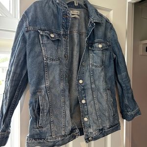 Oversized jean jacket